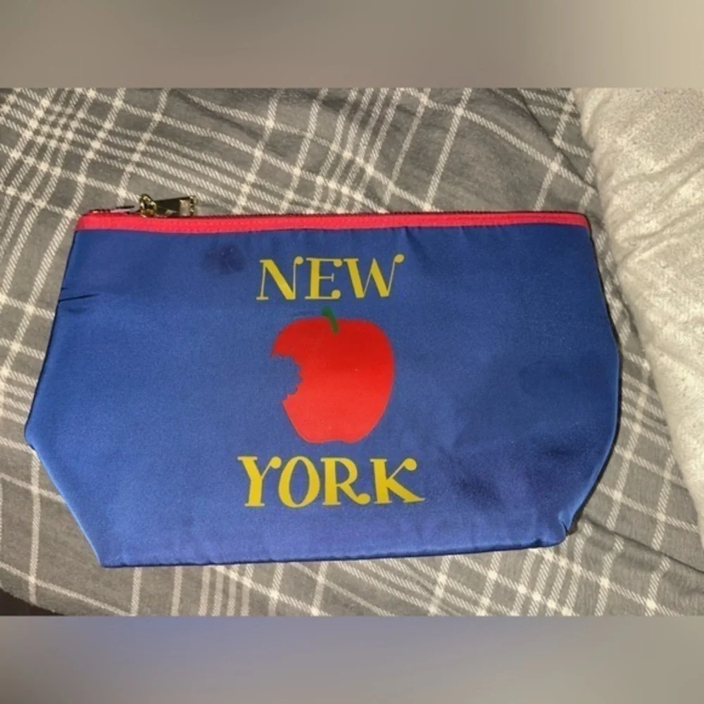 Pottery Barn Blue New York Pouch